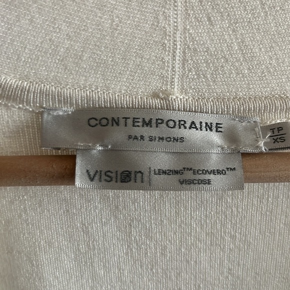 Simons cream coloured cropped cardigan. XS. - Picture 3 of 5